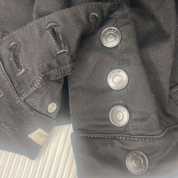 Ladies J.Crew Black denim 9” Vintage straight size 25 - Picture 7 of 8